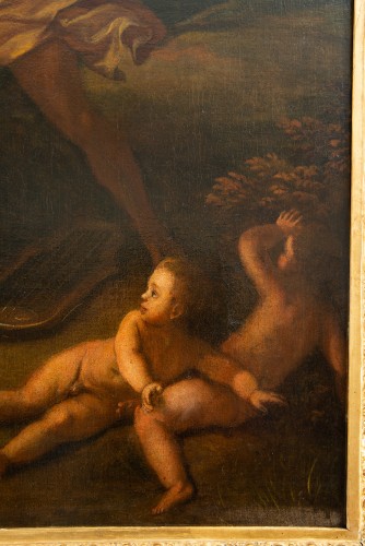 Apollon et Daphné, école Italienne du 17e siècle - Borrelli Antichita