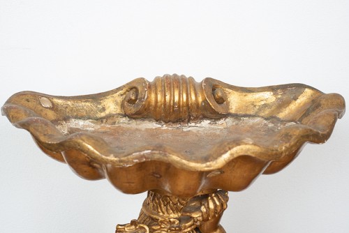 Early 19th century gilded wood planter - Decorative Objects Style 