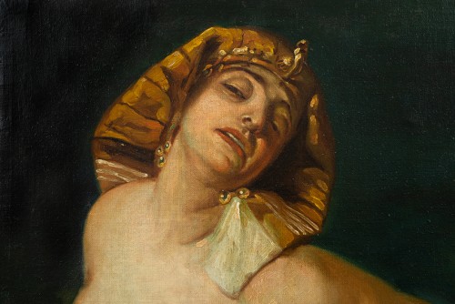 Cleopatra, 19th century Neapolitan school - Paintings & Drawings Style 