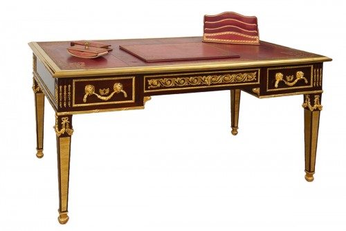 Napoleon III mahogany writing desk