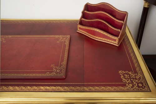Furniture  - Napoleon III mahogany writing desk