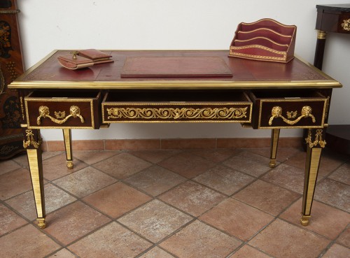 Antiquités - Napoleon III mahogany writing desk