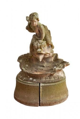 Fontaine en pierre de Vicence, Italie fin XIXe siècle