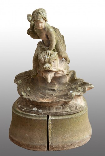XIXe siècle - Fontaine en pierre de Vicence, Italie fin XIXe siècle