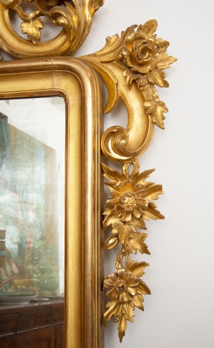 Miroir napolitain du 19e Siècle - Borrelli Antichita