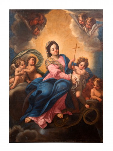 Vierge Immaculée et Jésus, Naples 18e siècle