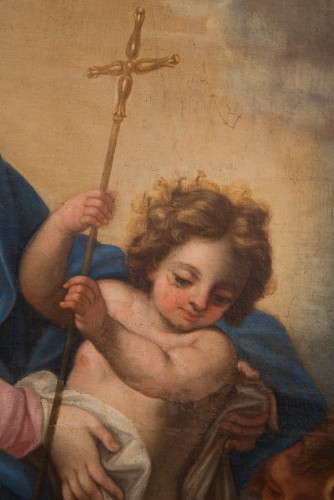 Tableaux et dessins  - Vierge Immaculée et Jésus, Naples 18e siècle