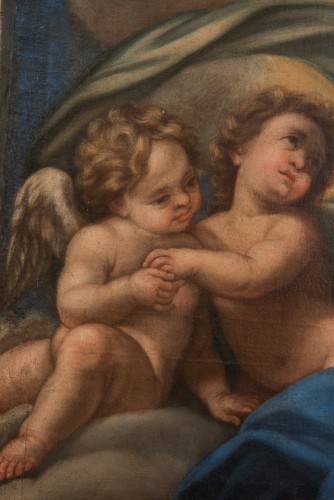 Vierge Immaculée et Jésus, Naples 18e siècle - Borrelli Antichita