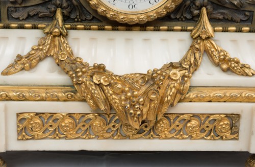 Pendule en bronze Napoléon III par Bordon à Montpellier - 