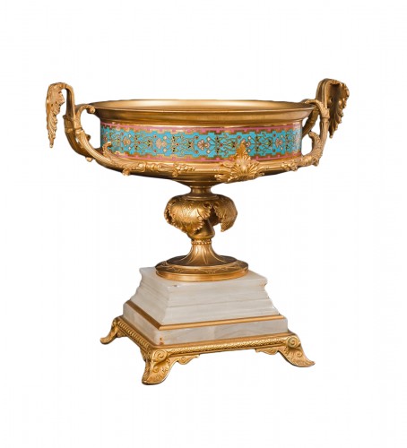 Coupe centre de table signé Barbedienne fin XIXe siècle