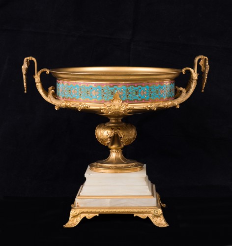 Coupe centre de table signé Barbedienne fin XIXe siècle - Objet de décoration Style Napoléon III