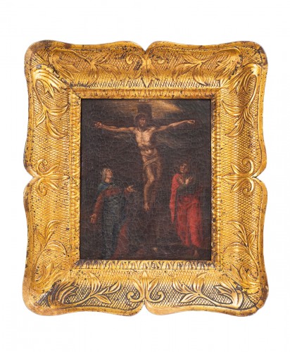 Crucifixion du Christ - Naples XVIIe siècle