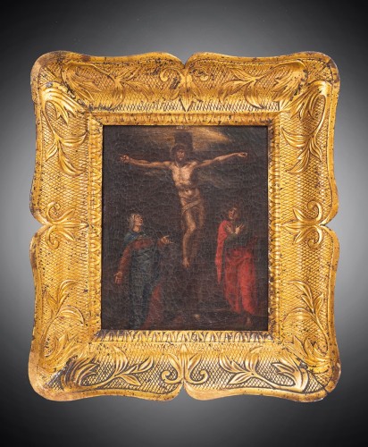 XVIIe siècle - Crucifixion du Christ - Naples XVIIe siècle