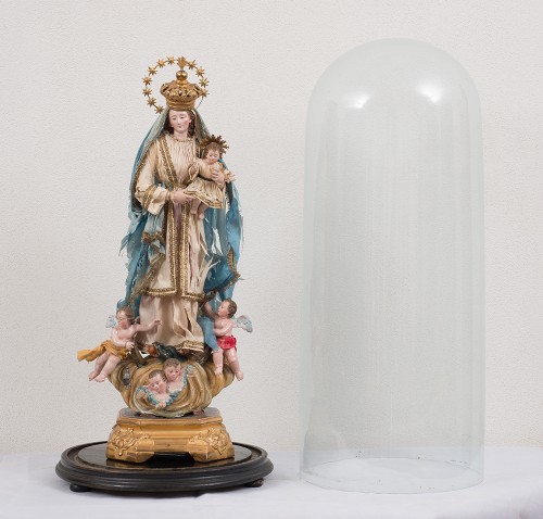 XIXe siècle - La Vierge Immaculée Naples XIXe siècle