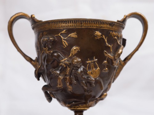Objet de décoration Cassolettes, coupe et vase - Paire de cassolettes signées Barbedienne XIX siècle