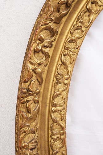Cadre en bois doré sculpté, Naples fin XVIIIe siècle - Objet de décoration Style 