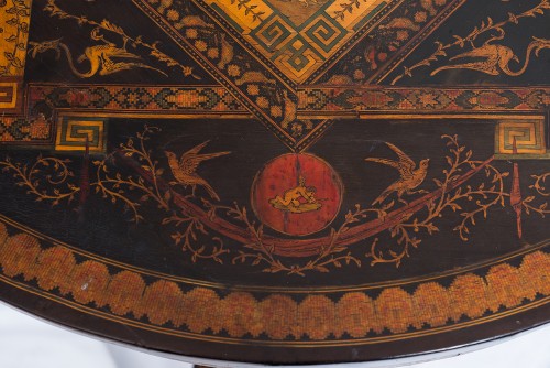 XIXe siècle - Table Sorrentino (italy) d'époque 19e Siècle