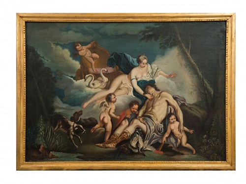 Vénus et Adonis - France 18e siècle