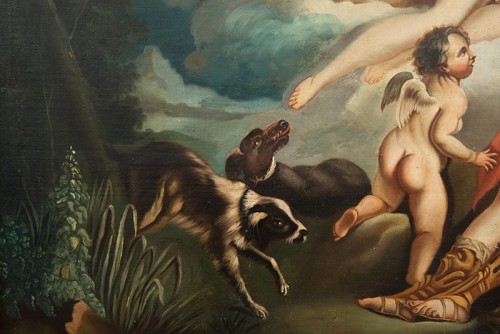 Paintings & Drawings  - Venus and Adonis - France 18th century