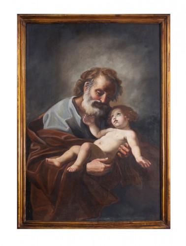 Saint Joseph with Child - Naples 18th century