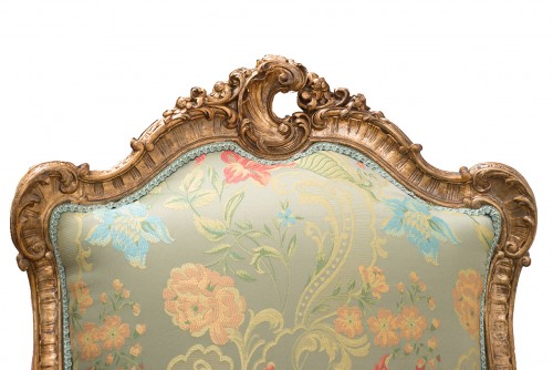 Méridienne en bois doré, Lombardie XIXe siècle - Sièges Style 