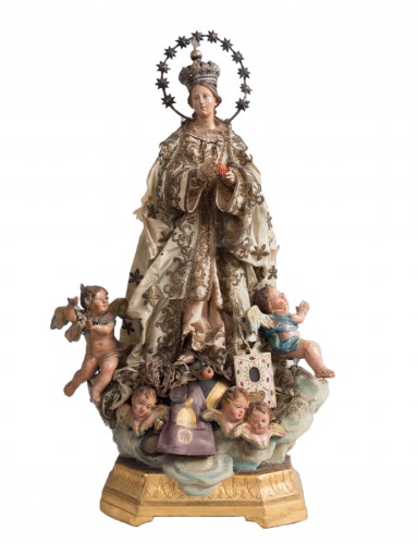 Vierge Immaculée Naples XVIIIe siècle