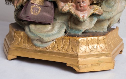 Art sacré, objets religieux  - Vierge Immaculée Naples XVIIIe siècle