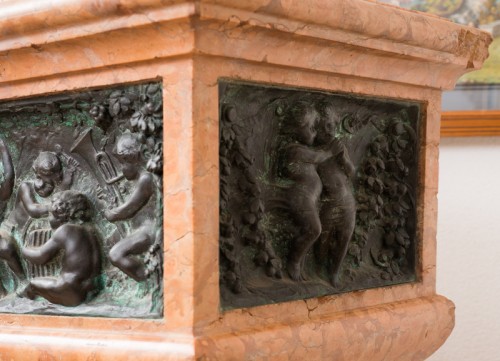 Objet de décoration  - Jardinière Napolitaine en marbre début 20e siècle