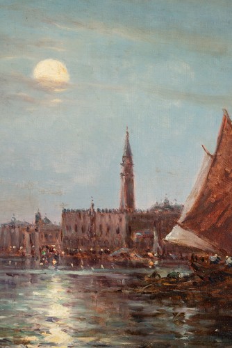 Tableaux et dessins Tableaux XIXe siècle - Vue de Venise - XIXe siècle