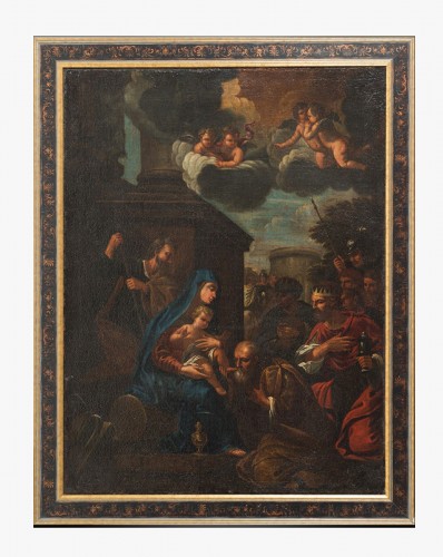 L'Adoration des Mages - Naples 18e Siècle
