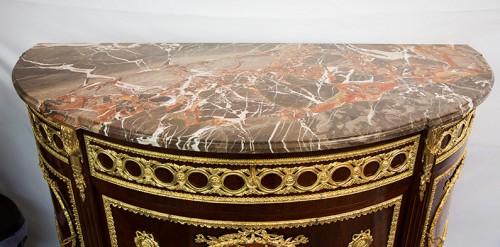Mobilier Commode - Commode Demi Lune Napoléon III