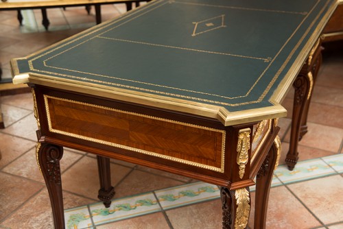  - Napoleon III desk in precious exotic woods
