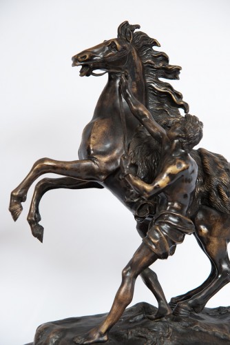 Chevaux de Marly en bronze début du 20e siècle - Objet de décoration Style 