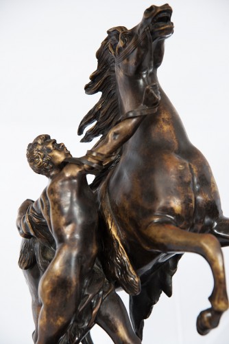 Objet de décoration  - Chevaux de Marly en bronze début du 20e siècle