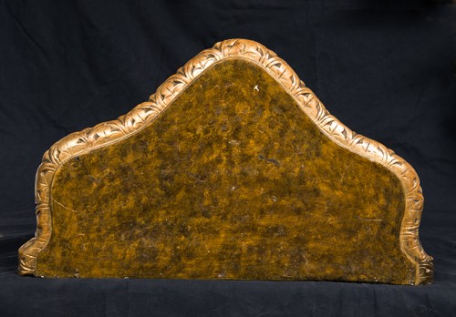 Paire de consoles d'appliques génoises en bois doré - Borrelli Antichita
