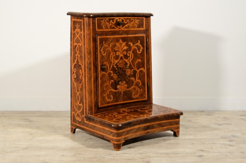 Mobilier Meuble d'appoint - Prie-Dieu en bois marqueté, Turin, XVIIIe siècle