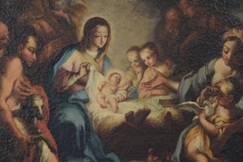 Adoration of the Shepherds, Follower of Sebastiano Conca, 18th century - 