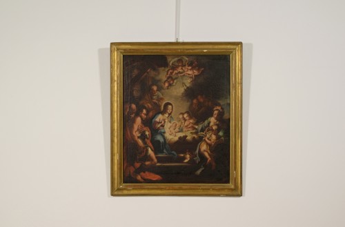  - Adoration des pasteurs, Disciple de Sebastiano Conca, première moitié XVIIIe siècle
