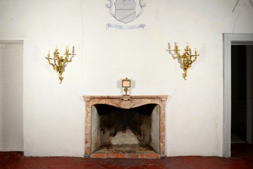 Lighting  - Pair Of French Wall Lamps In Gilded Bronze, Louis XV Style, 19th Century