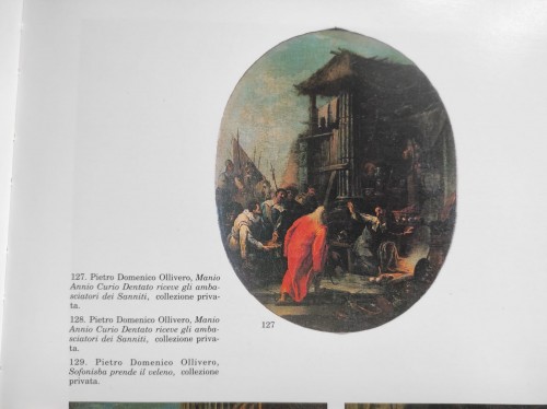 Antiquités - Pietro Domenico Ollivero - Manio Annio Curio Dentato, Italy circa 1740