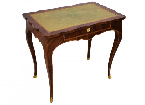 18th, paved and inlaid wood Italian Writing Desk