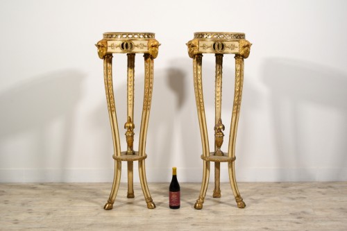 18th Century, Pair Of Italian Neoclassical Table Gueridon - Louis XVI