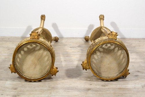 Antiquités - 18th Century, Pair Of Italian Neoclassical Table Gueridon