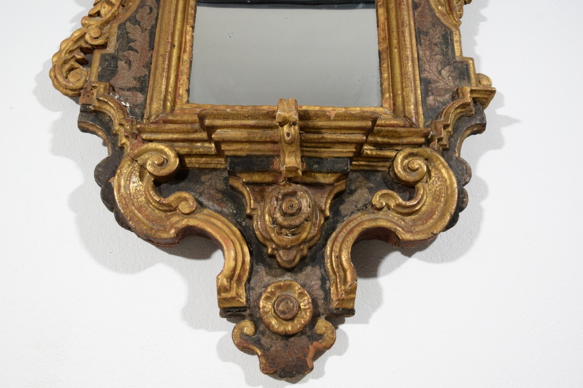 Miroir baroque argenté sculpté en bois de durian 1,50m x 0,80cm - LES  TRESORS DE BALI