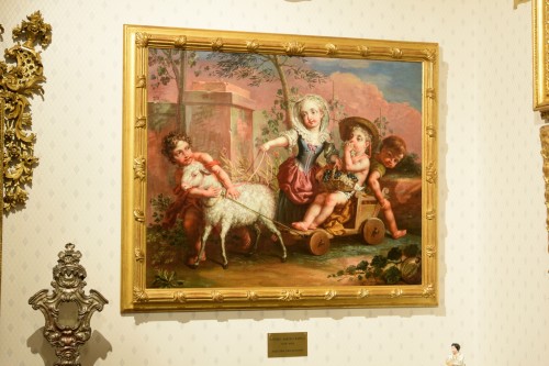 Paire de peintures allégoriques, Vittorio Amedeo Rapos, Italie, 1786 - Brozzetti Antichità