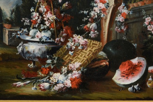 Still life painting, attributed to Francesco Lavagna (1684-1724) - 