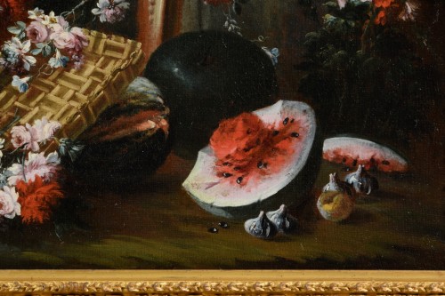 Antiquités - Nature morte, attribuée à Francesco Lavagna (1684-1724)