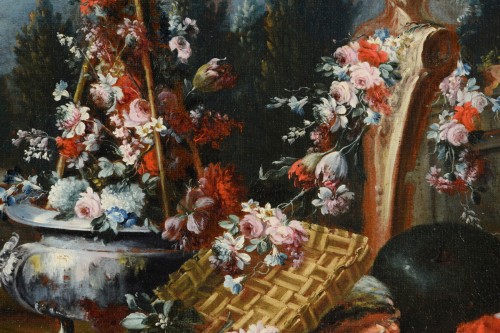 Antiquités - Still life painting, attributed to Francesco Lavagna (1684-1724)