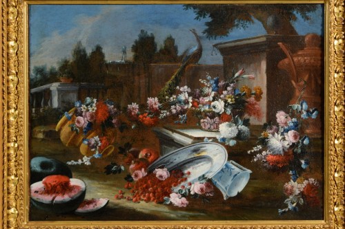 Pair of  Still Life,attributed to  Francesco Lavagna 18th Century  - 