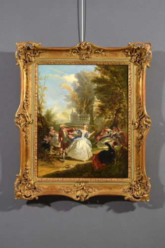 Paintings & Drawings  - Nicolas Edward Gabe (1814-1865) - Blind man&#039;s bluff